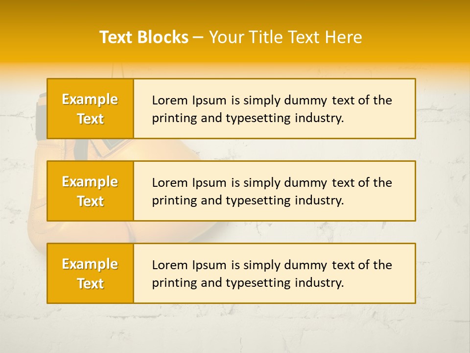 White Wall Equipment PowerPoint Template