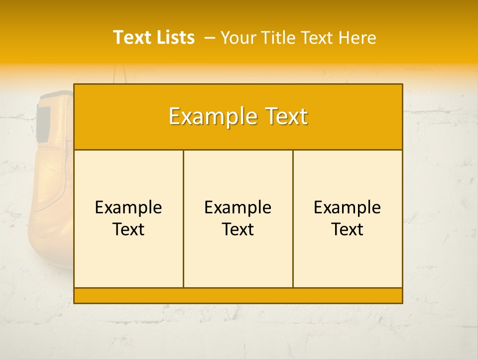 White Wall Equipment PowerPoint Template
