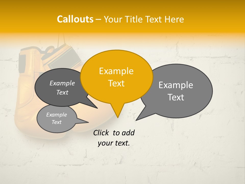 White Wall Equipment PowerPoint Template