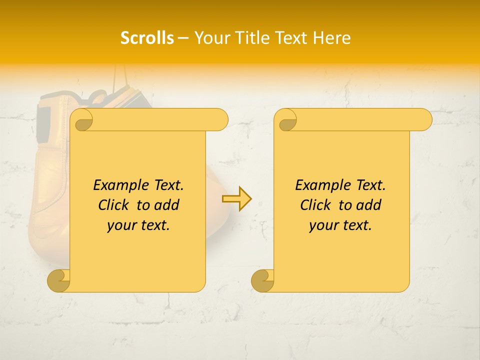 White Wall Equipment PowerPoint Template