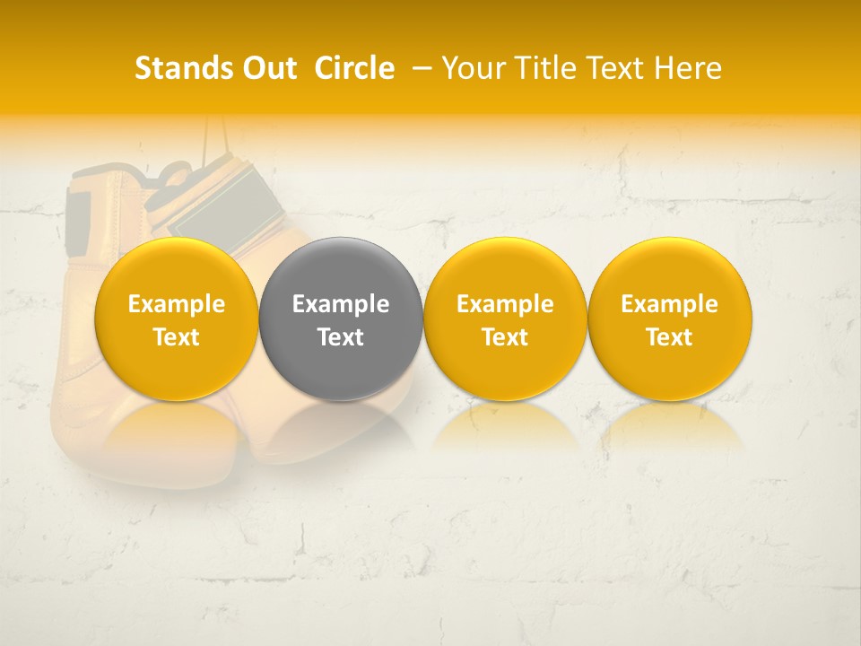 White Wall Equipment PowerPoint Template