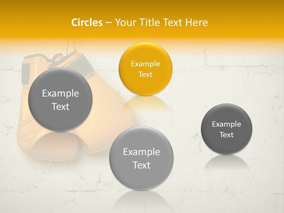 White Wall Equipment PowerPoint Template