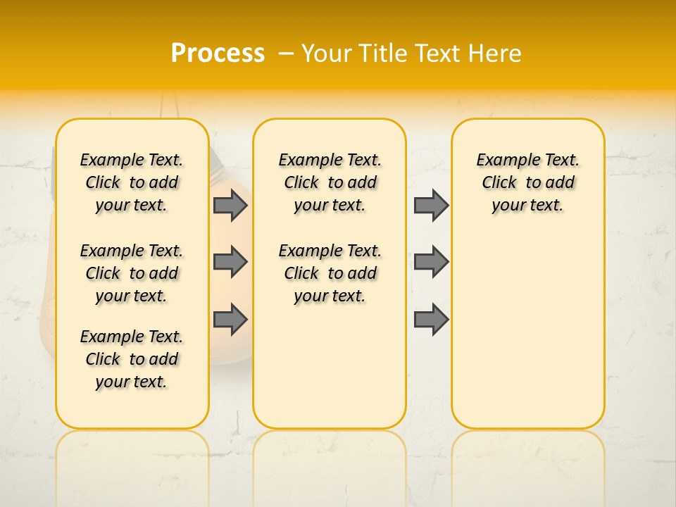 White Wall Equipment PowerPoint Template