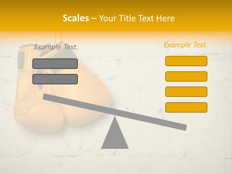 White Wall Equipment PowerPoint Template