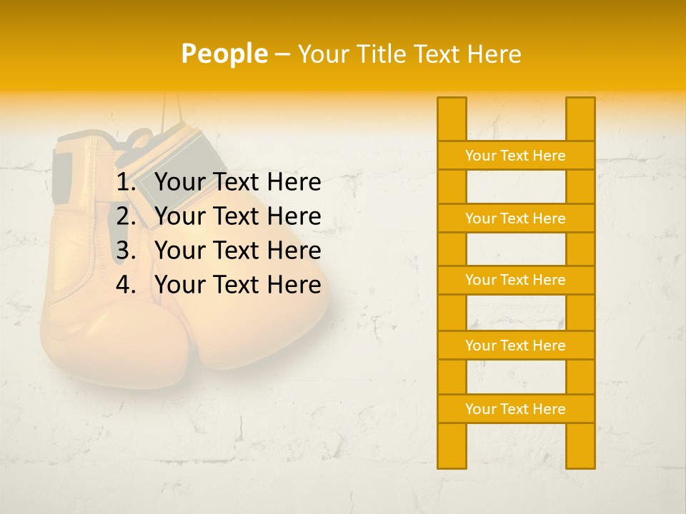 White Wall Equipment PowerPoint Template