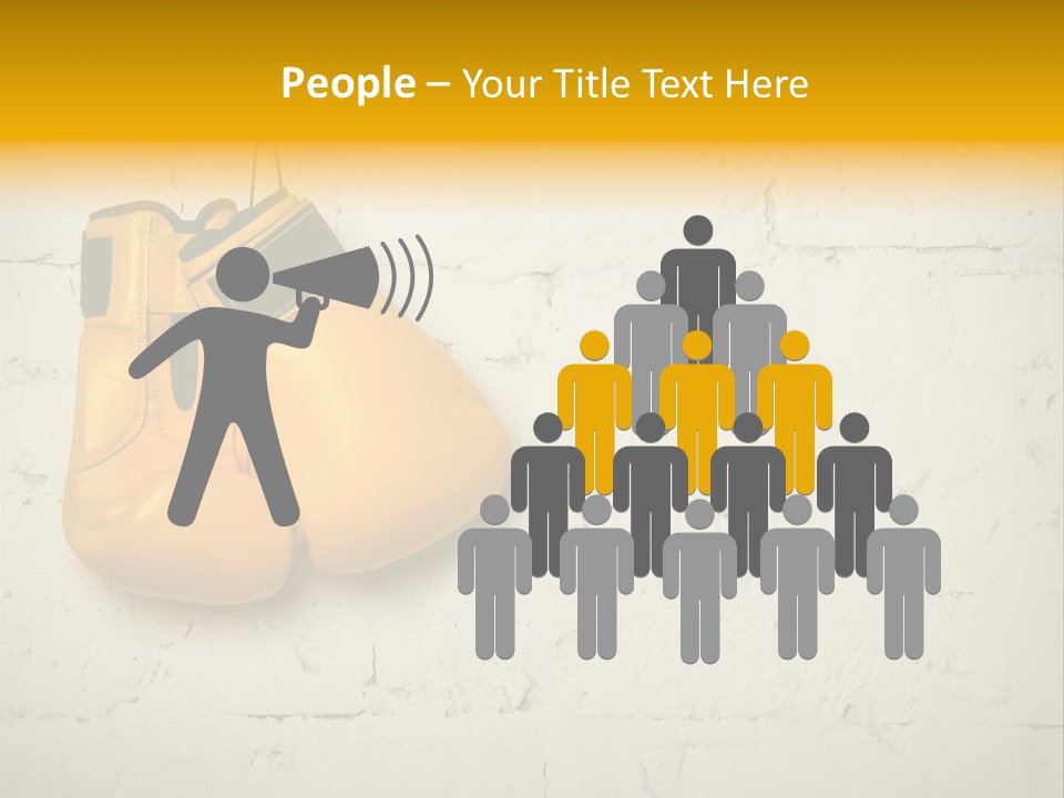 White Wall Equipment PowerPoint Template