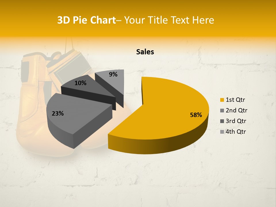 White Wall Equipment PowerPoint Template