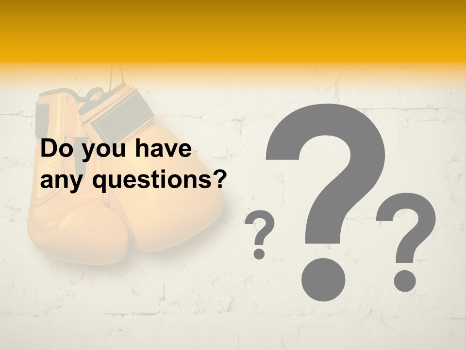 White Wall Equipment PowerPoint Template