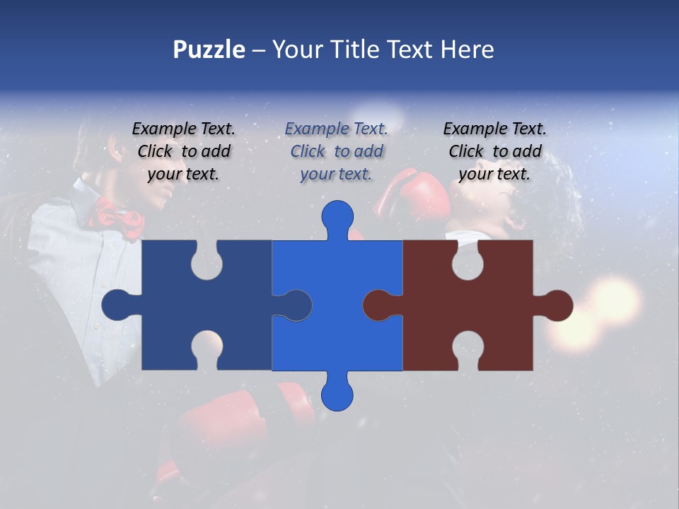 Adult Businessman People PowerPoint Template