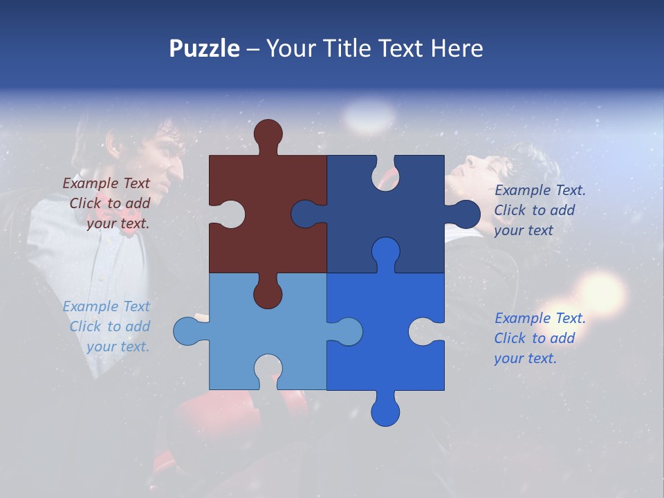 Adult Businessman People PowerPoint Template