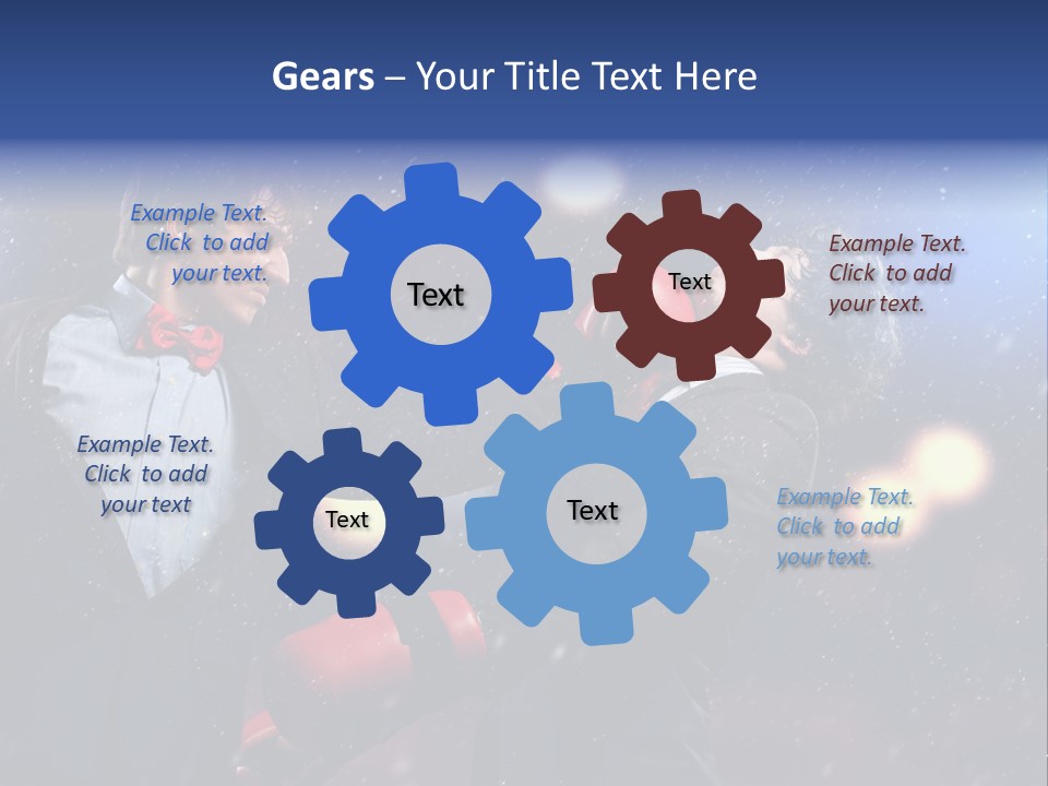 Adult Businessman People PowerPoint Template