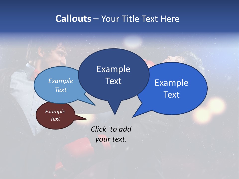 Adult Businessman People PowerPoint Template