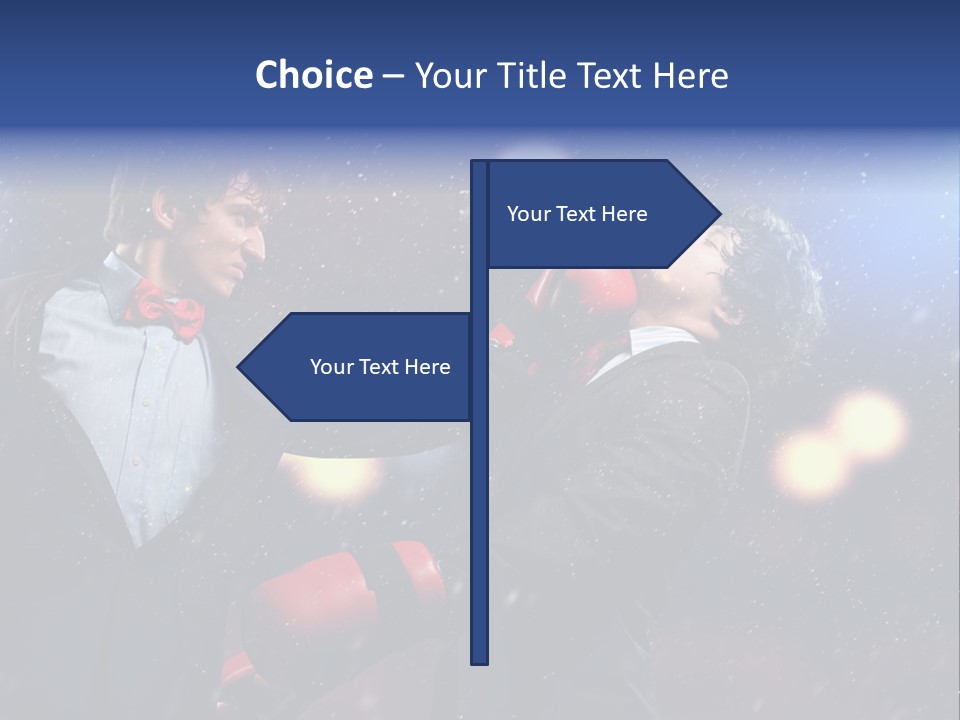 Adult Businessman People PowerPoint Template