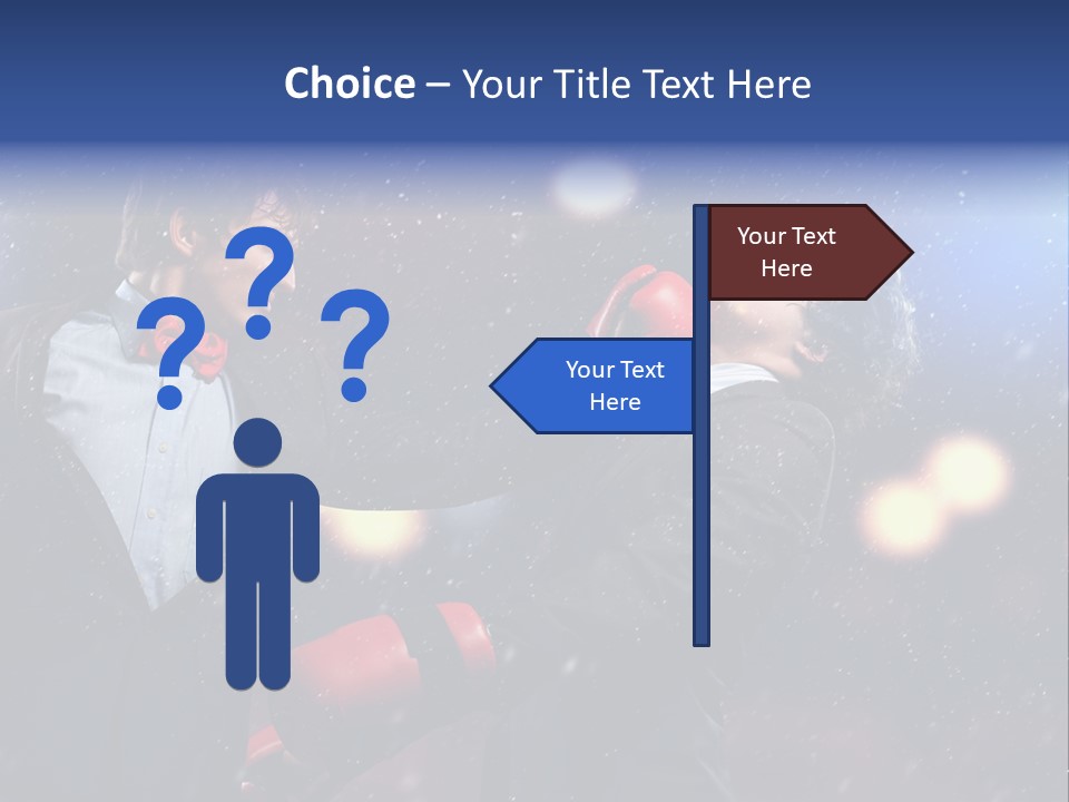 Adult Businessman People PowerPoint Template