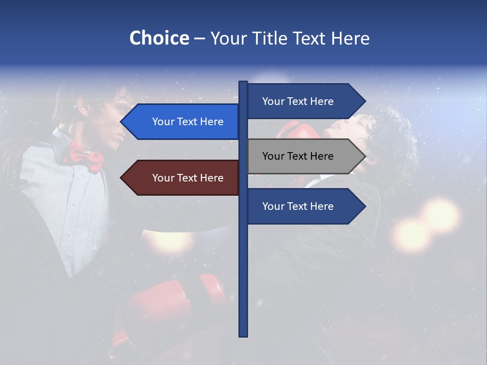 Adult Businessman People PowerPoint Template