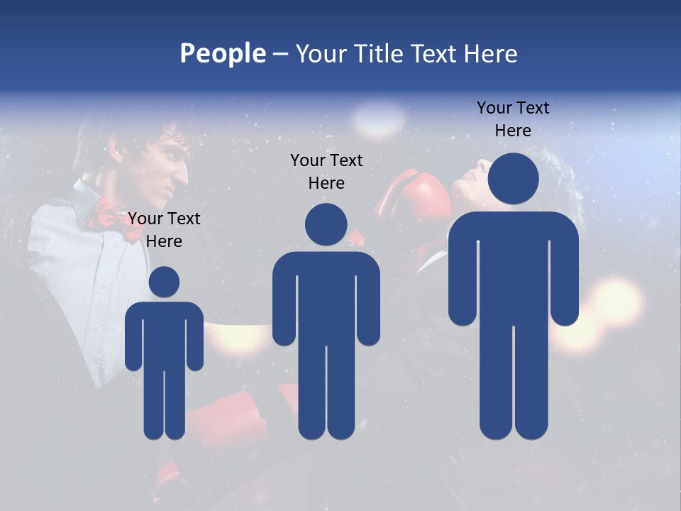 Adult Businessman People PowerPoint Template