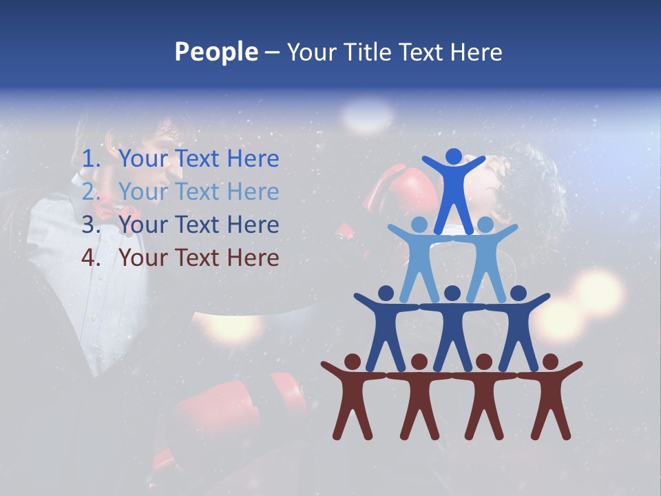 Adult Businessman People PowerPoint Template