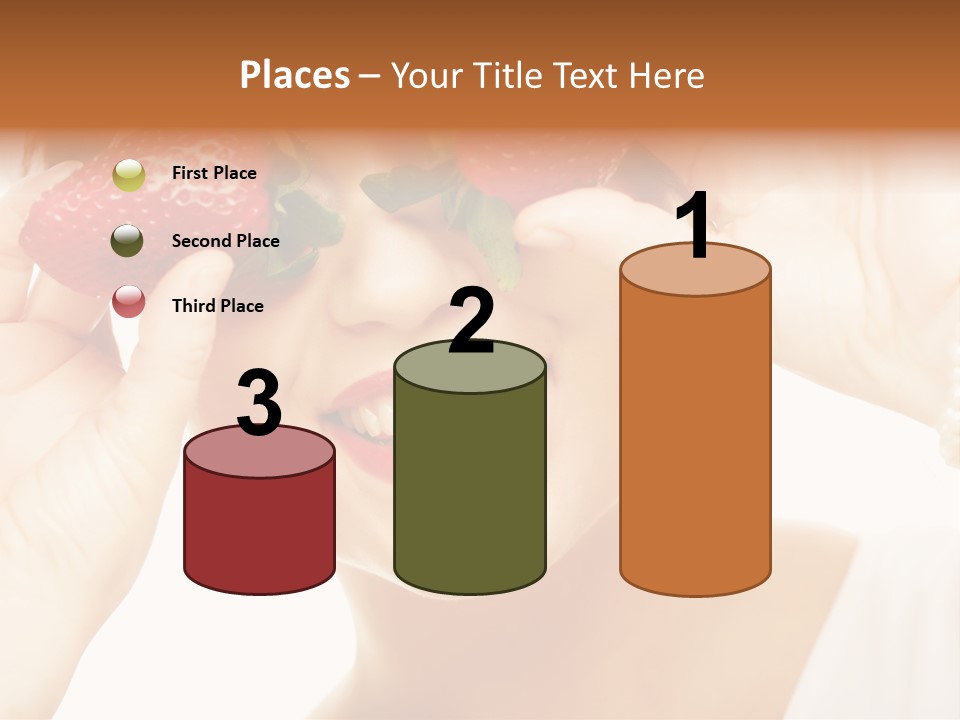 Season Female Eat PowerPoint Template