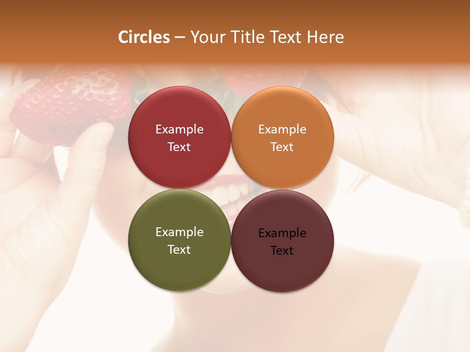 Season Female Eat PowerPoint Template