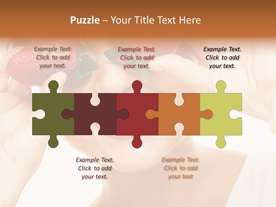 Season Female Eat PowerPoint Template