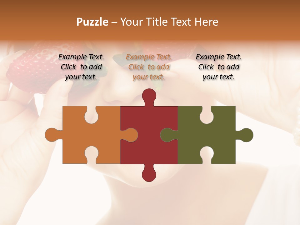 Season Female Eat PowerPoint Template