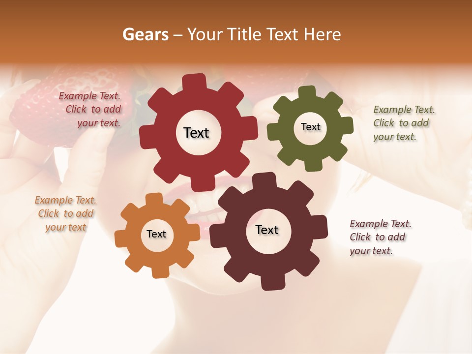 Season Female Eat PowerPoint Template