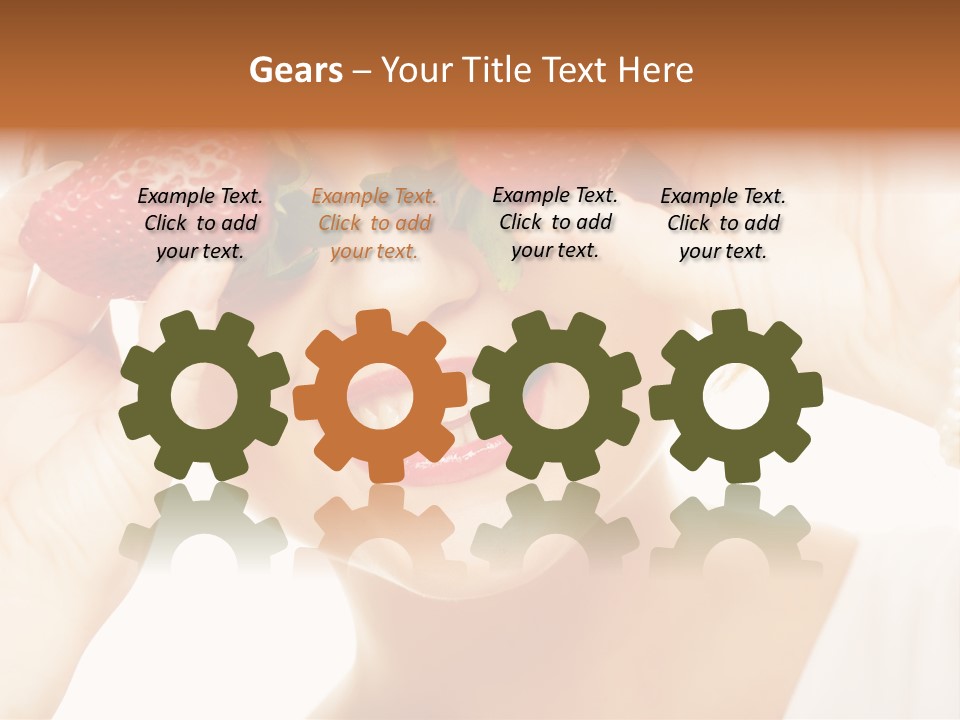 Season Female Eat PowerPoint Template
