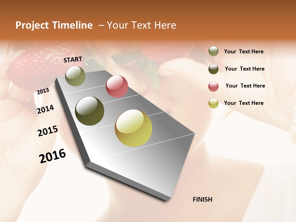 Season Female Eat PowerPoint Template