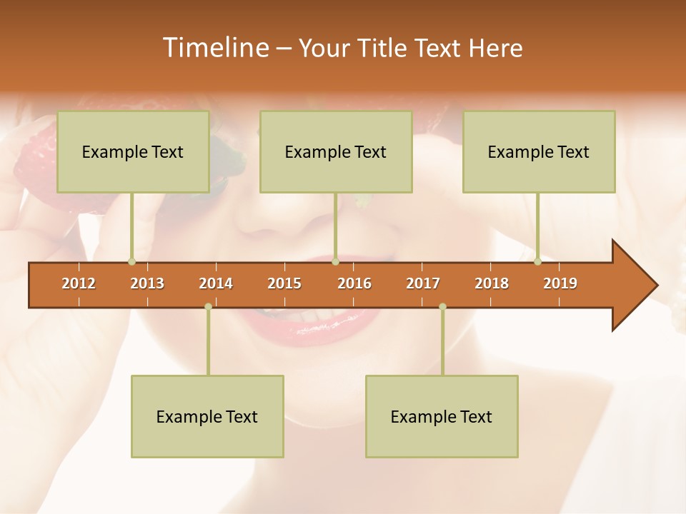 Season Female Eat PowerPoint Template