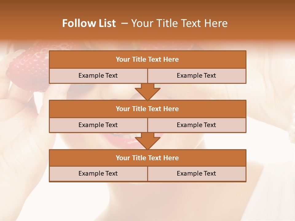 Season Female Eat PowerPoint Template