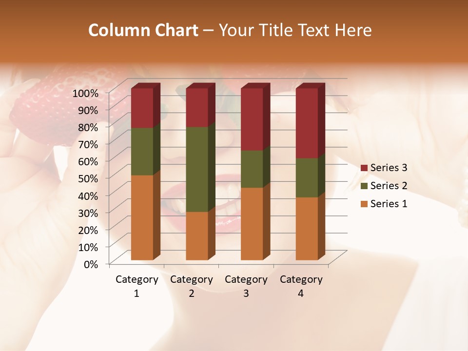 Season Female Eat PowerPoint Template