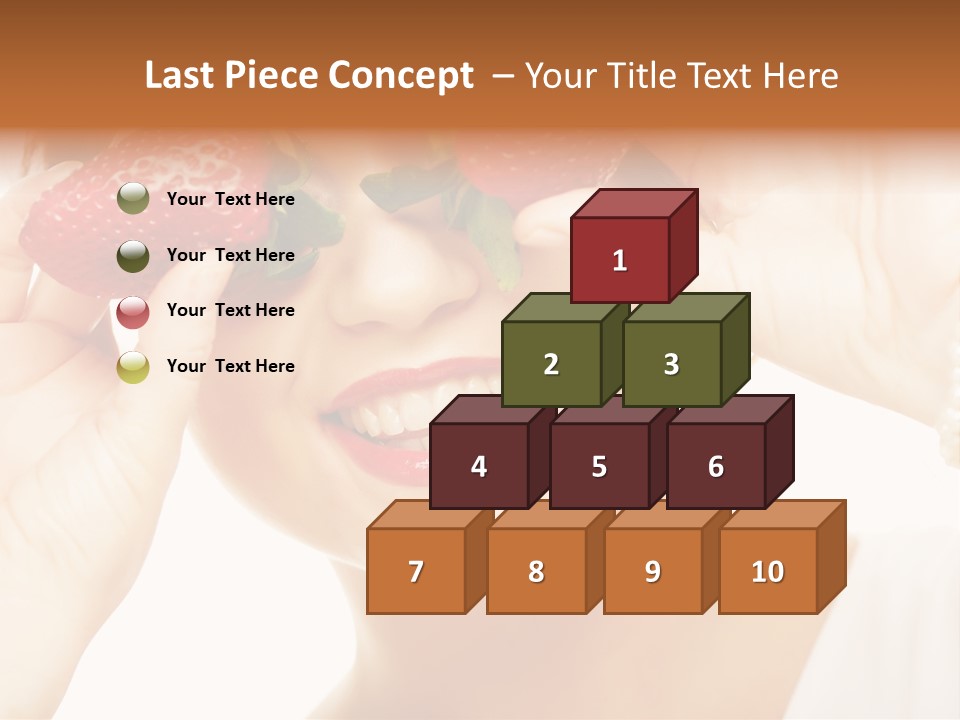 Season Female Eat PowerPoint Template