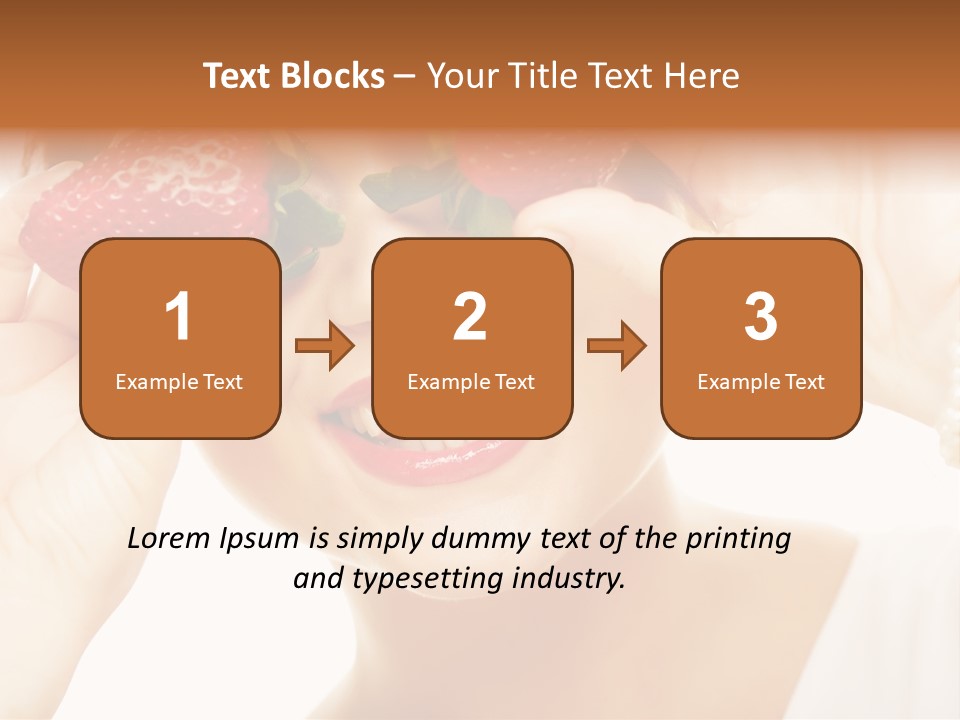 Season Female Eat PowerPoint Template