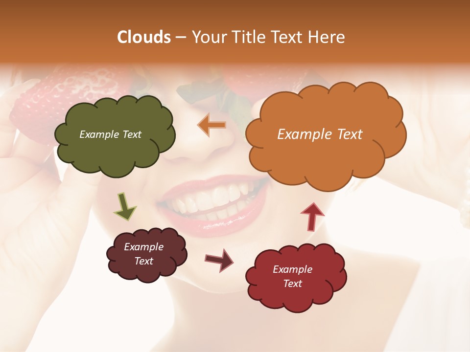 Season Female Eat PowerPoint Template