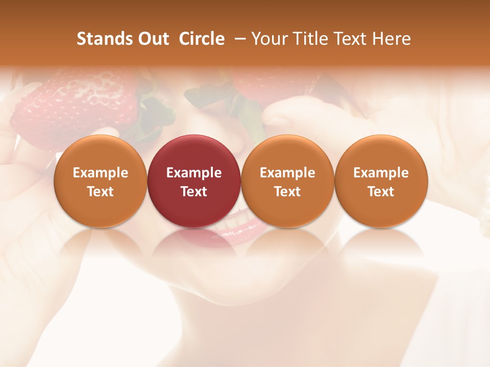 Season Female Eat PowerPoint Template