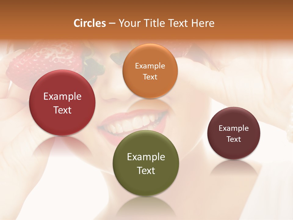 Season Female Eat PowerPoint Template