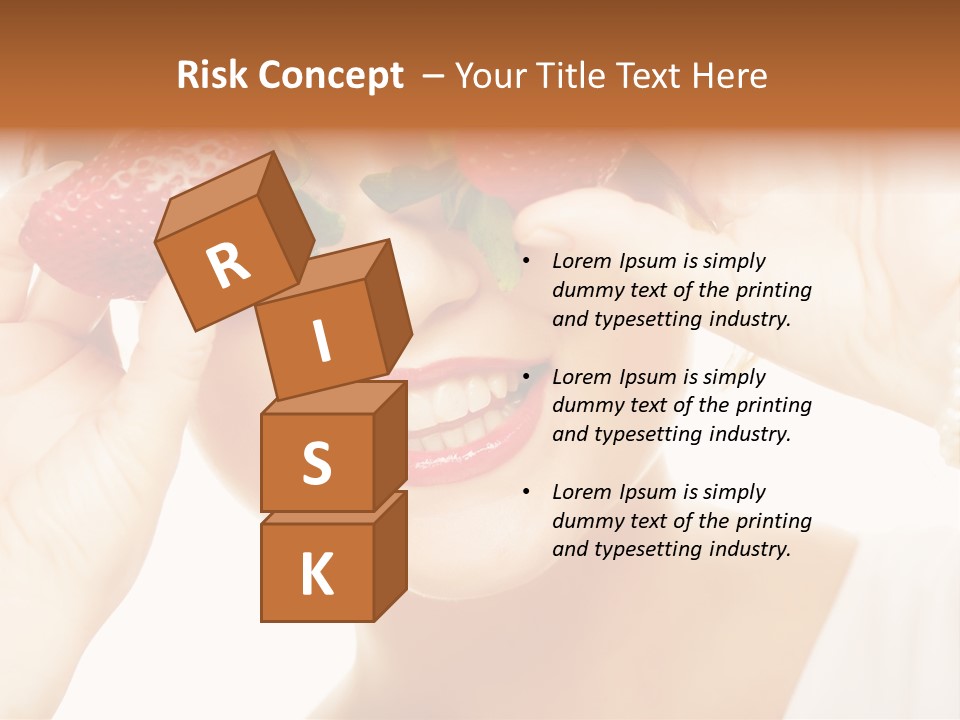 Season Female Eat PowerPoint Template