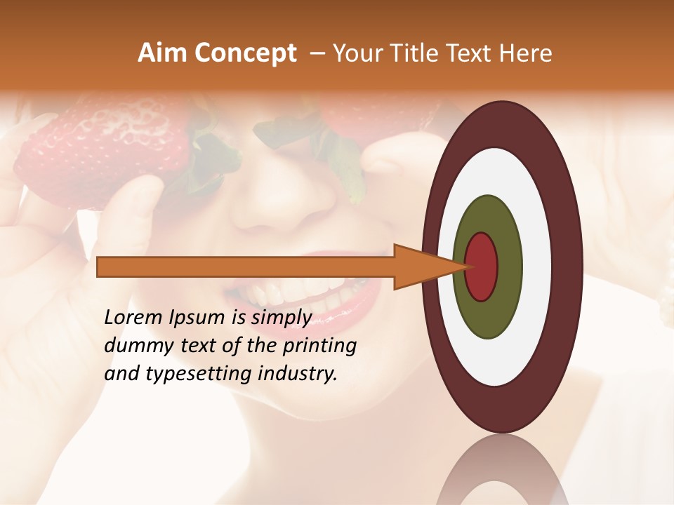 Season Female Eat PowerPoint Template