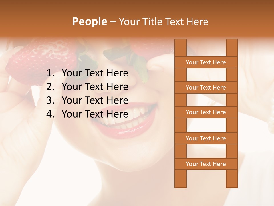 Season Female Eat PowerPoint Template