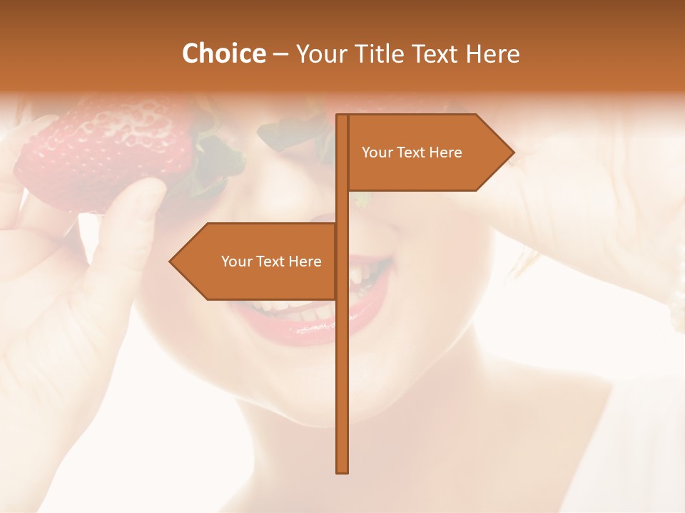 Season Female Eat PowerPoint Template