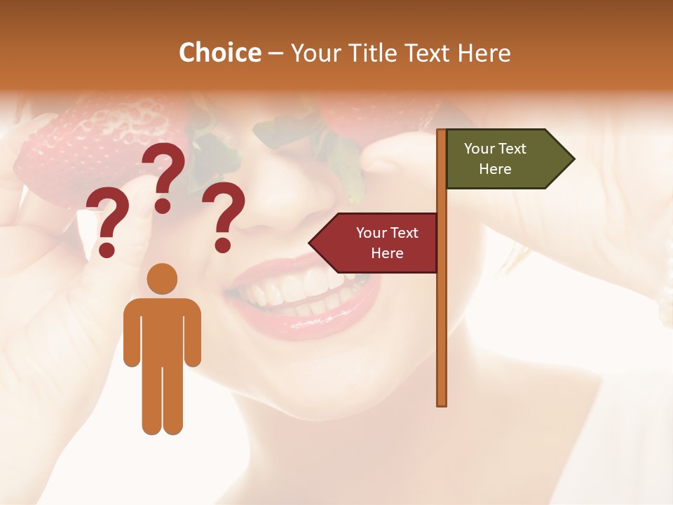 Season Female Eat PowerPoint Template