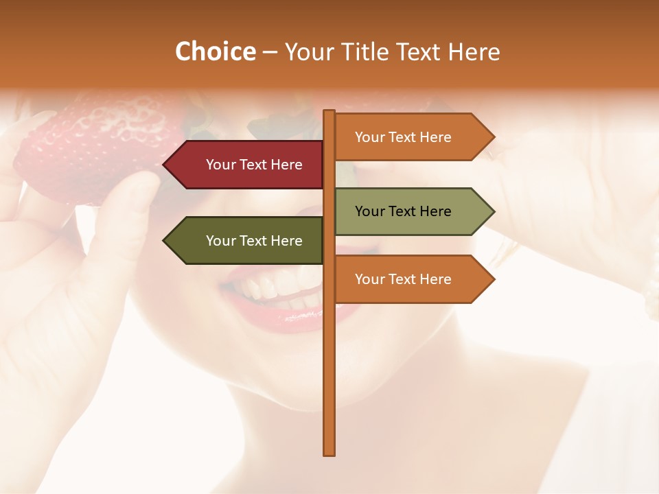 Season Female Eat PowerPoint Template