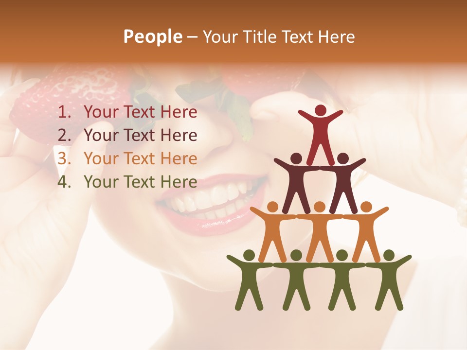 Season Female Eat PowerPoint Template