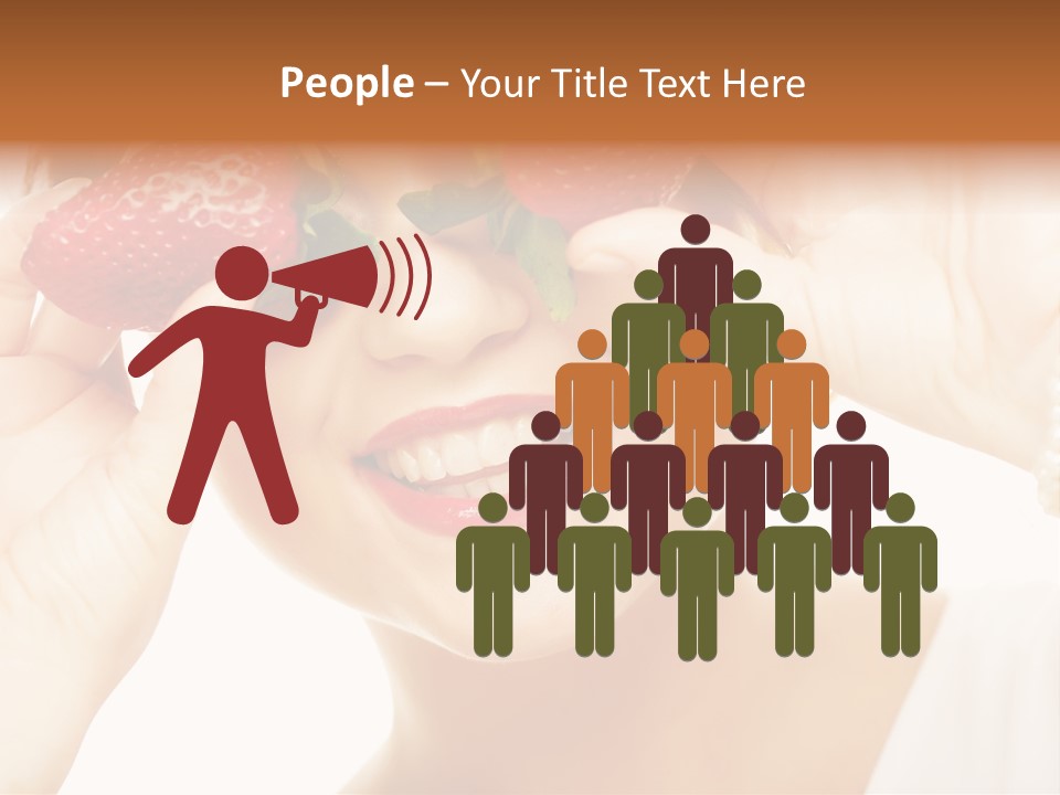 Season Female Eat PowerPoint Template