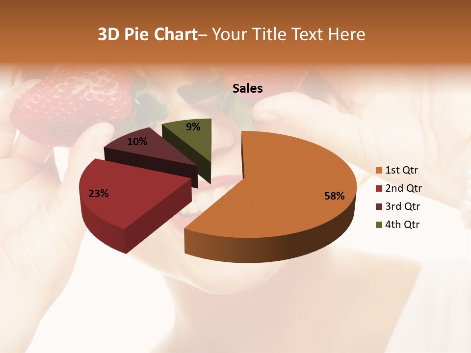 Season Female Eat PowerPoint Template