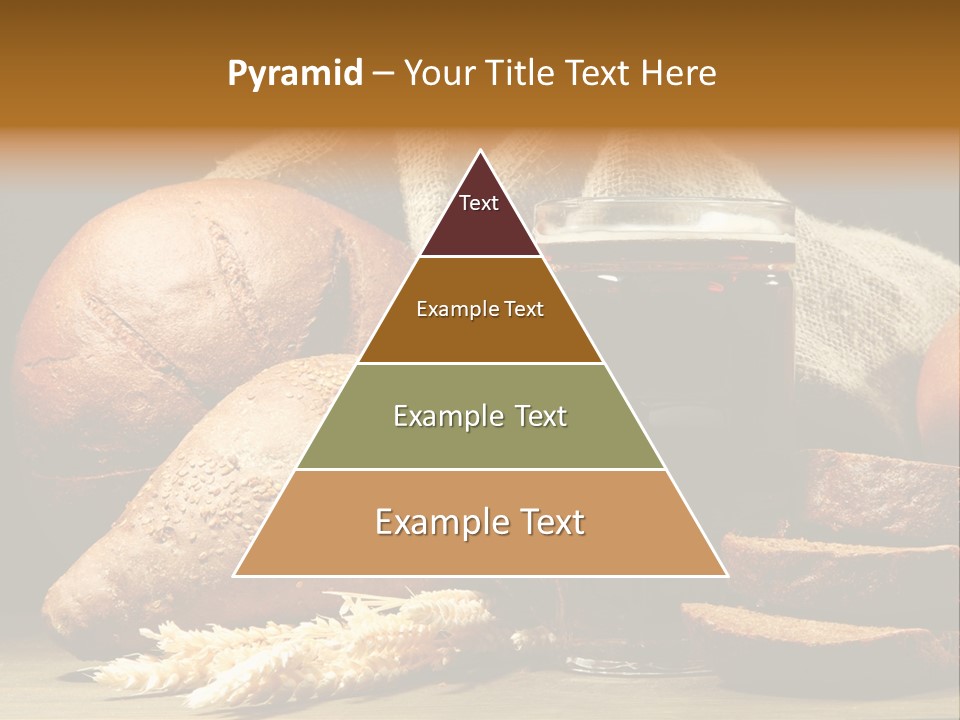 Brown Bubble Golden PowerPoint Template