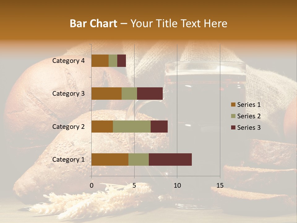 Brown Bubble Golden PowerPoint Template