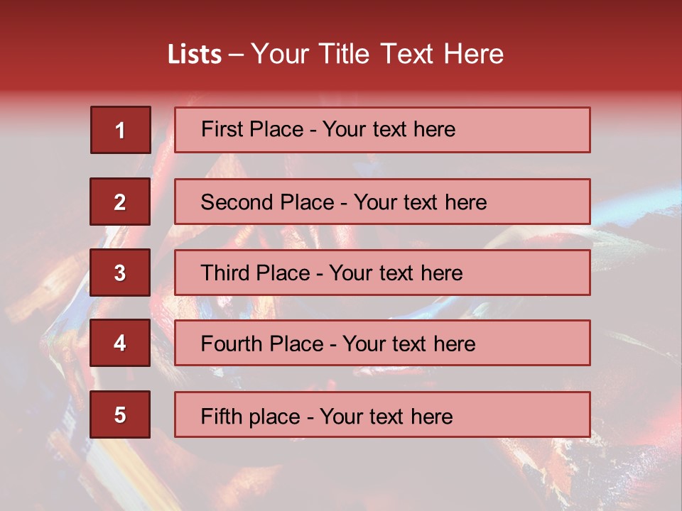 Yellow One Paintings PowerPoint Template