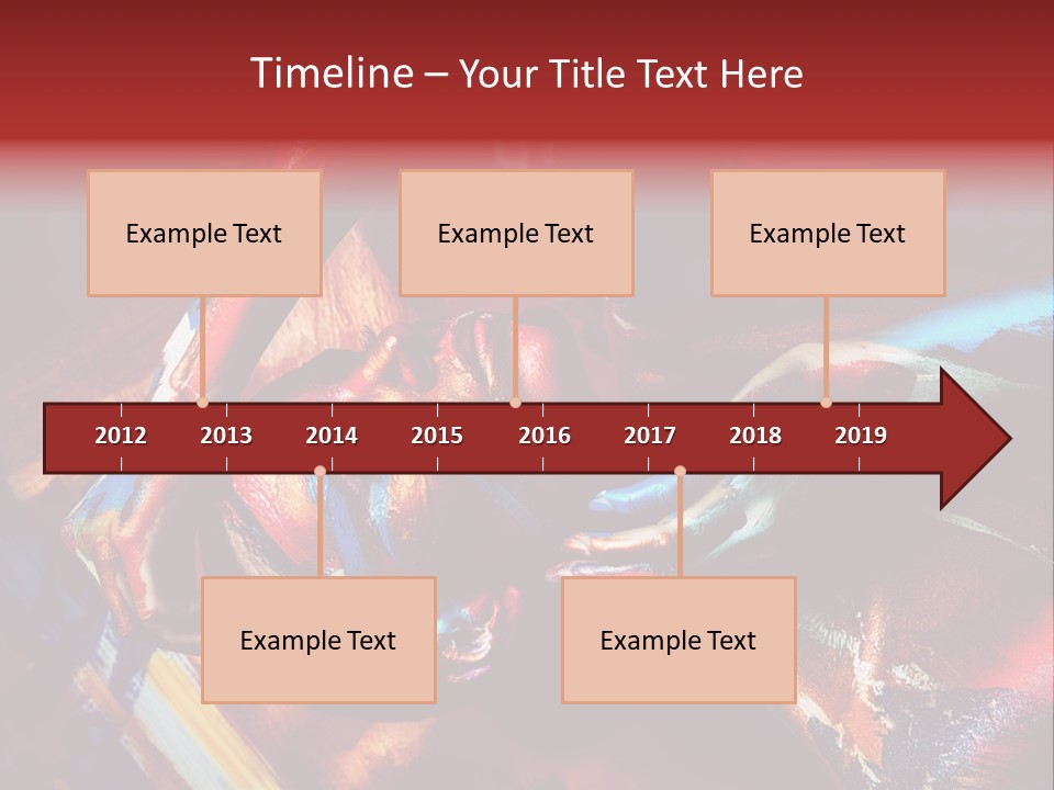Yellow One Paintings PowerPoint Template