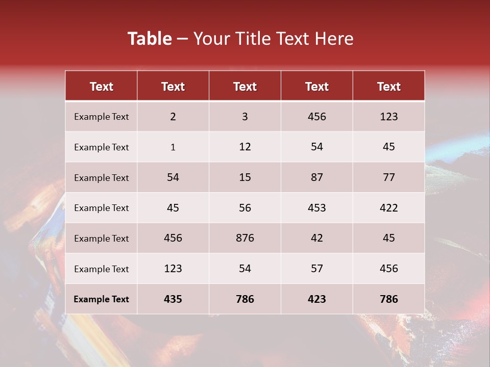 Yellow One Paintings PowerPoint Template